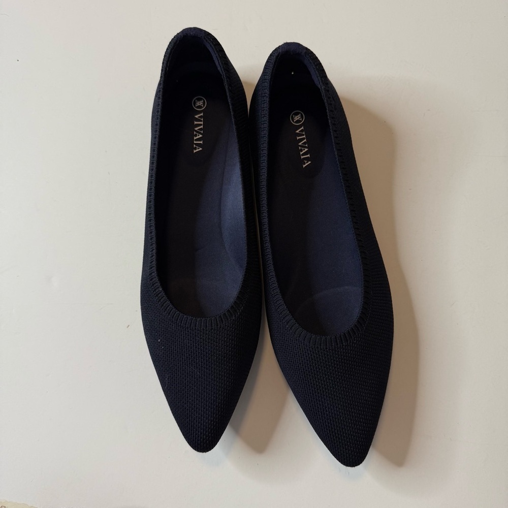 Women's Navy Blue  Flats